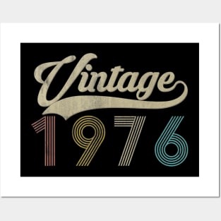Vintage 1976 44th Birthday Gift For Men Women Posters and Art